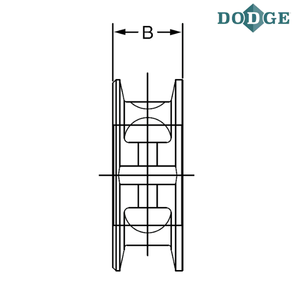 010039 DODGE - 3 3/16 SOLID IRON COLLAR