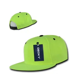 1 Dozen Decky Neon Snapback 6 Panel Constructed Baseball Hats Caps Wholesale Bulk