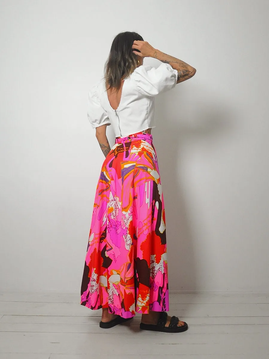 1960's Catherine Ogust Wrap Skirt