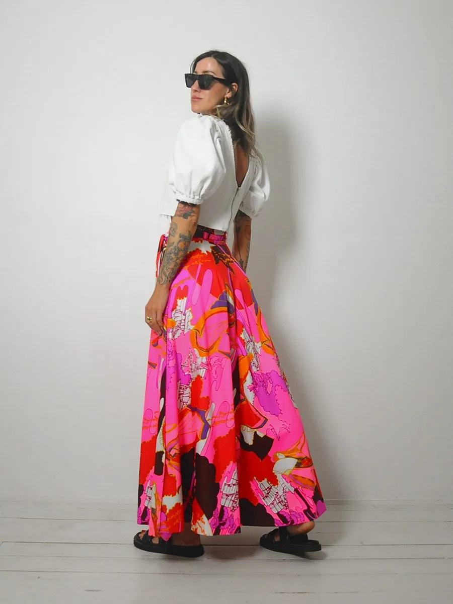1960's Catherine Ogust Wrap Skirt