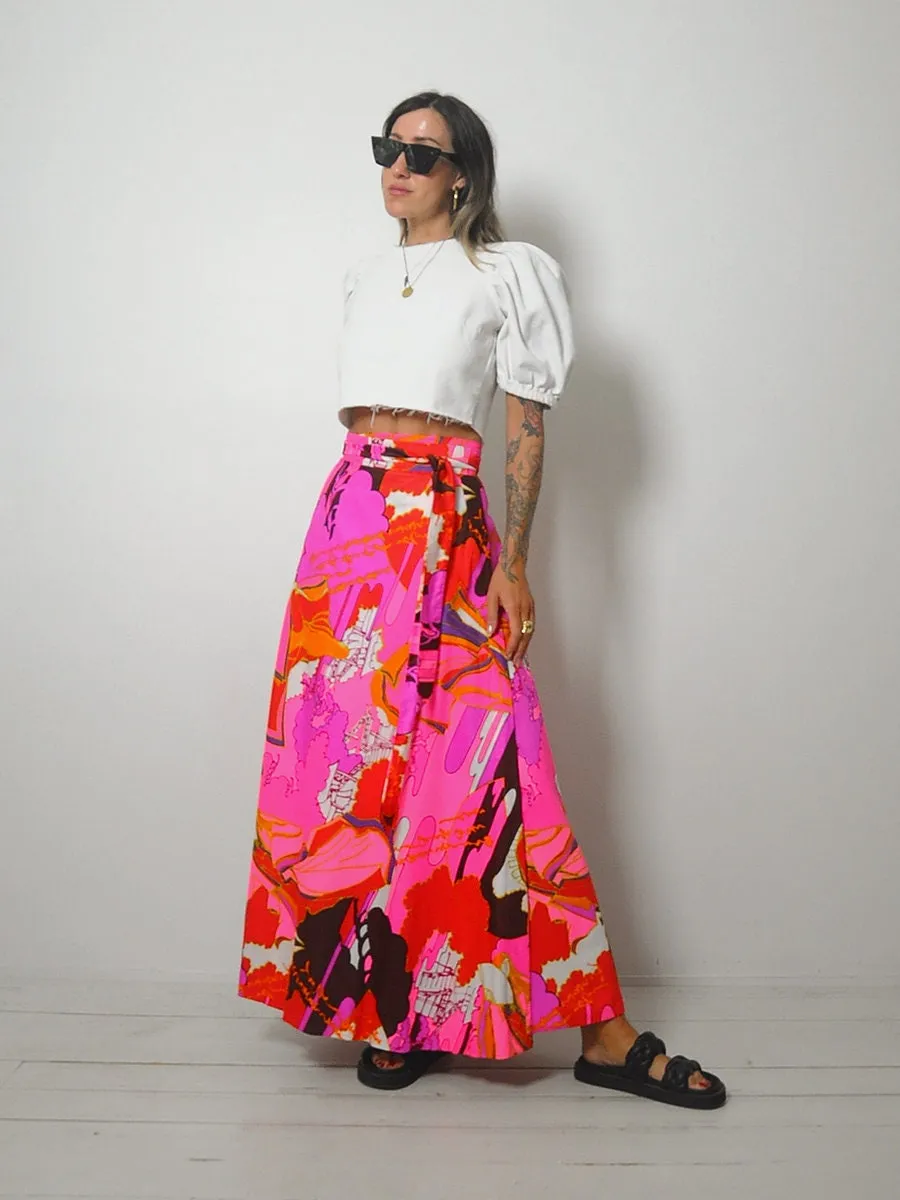 1960's Catherine Ogust Wrap Skirt