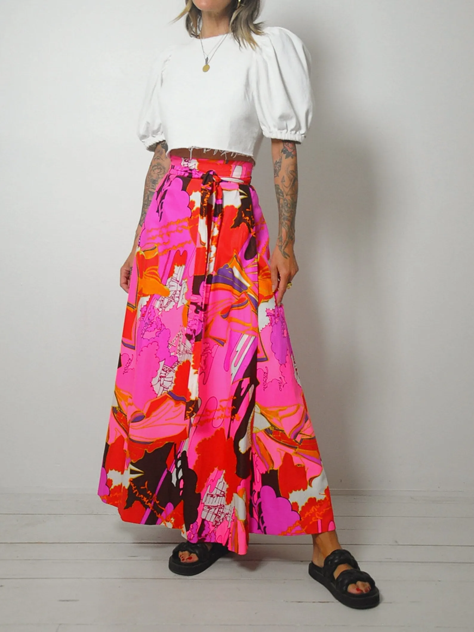 1960's Catherine Ogust Wrap Skirt