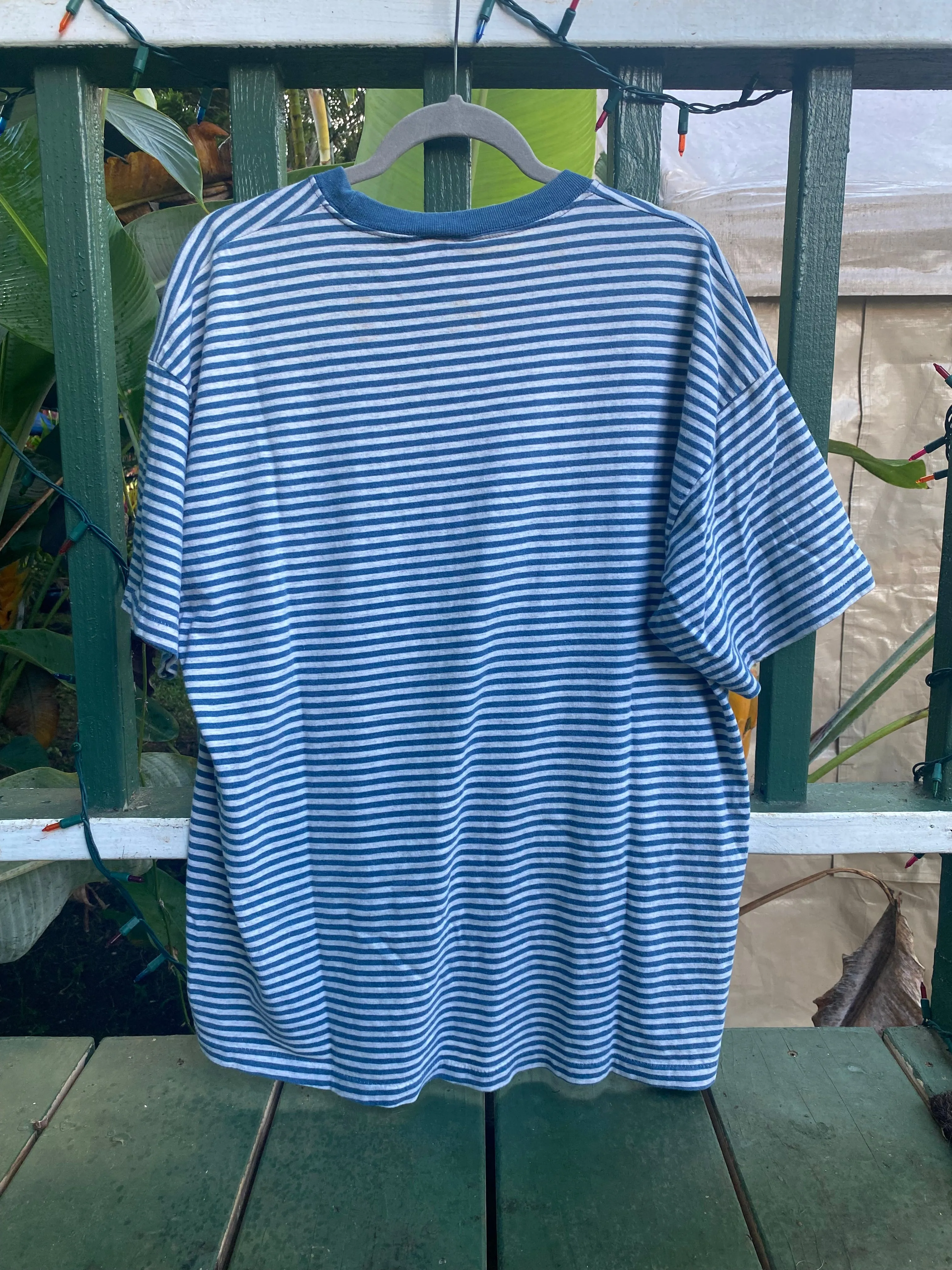 1990s Disney Mickey Mouse striped t shirt XL