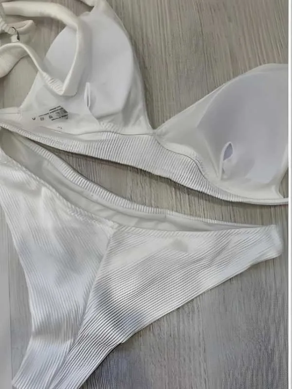 2-Piece Full Cup High-Waist Bikini Set
