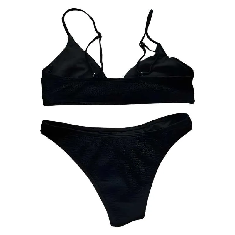 2-Piece Full Cup High-Waist Bikini Set