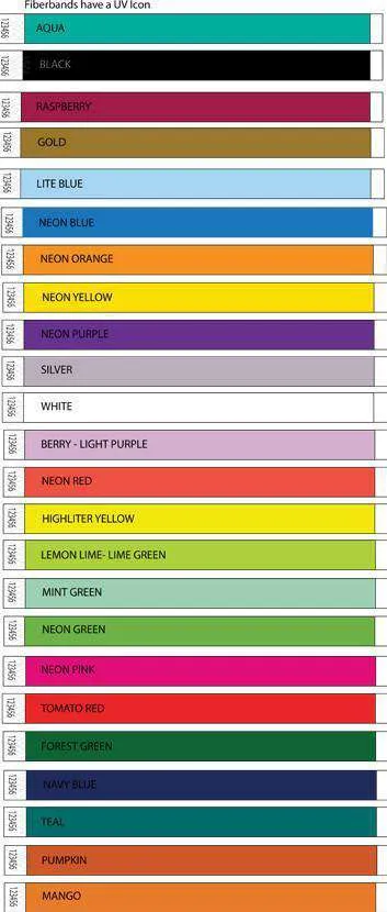 3/4" Tyvek Wristbands Solid Colors