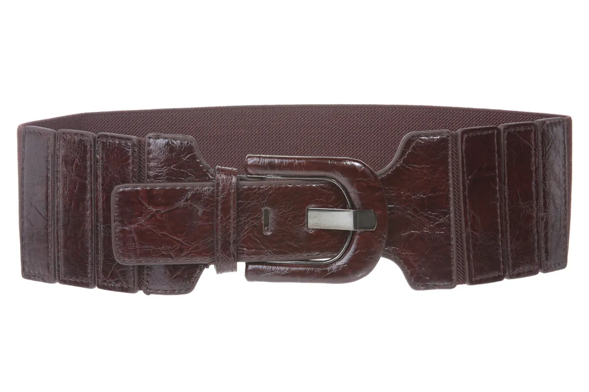 3" Wide High Waist Fashion Stretch Belt