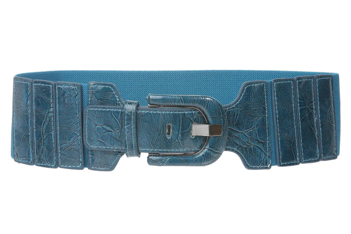3" Wide High Waist Fashion Stretch Belt