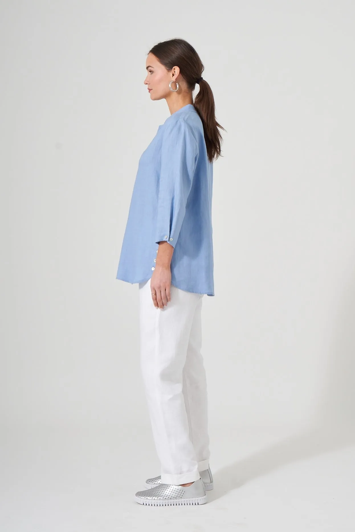40" Laura Straight Leg Cuffed Pants