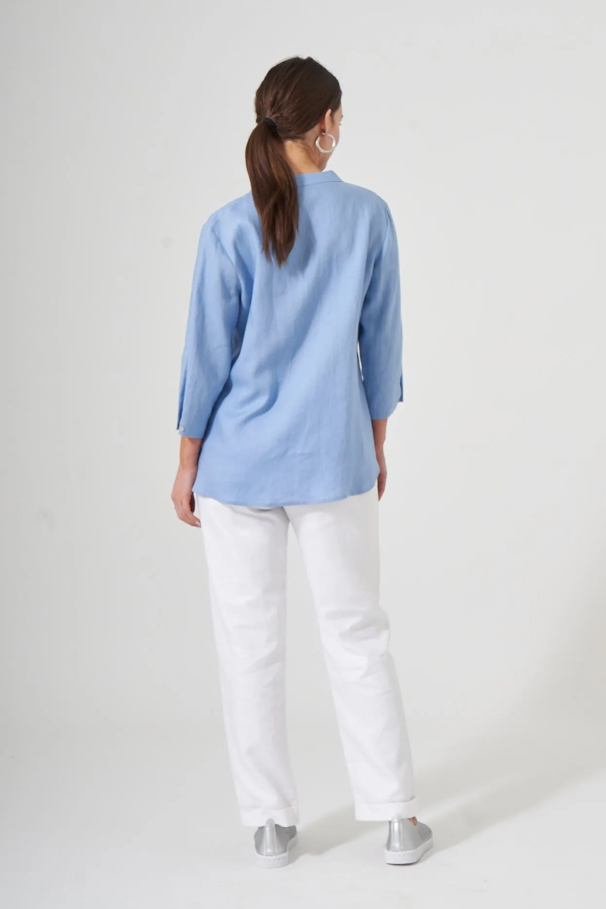 40" Laura Straight Leg Cuffed Pants