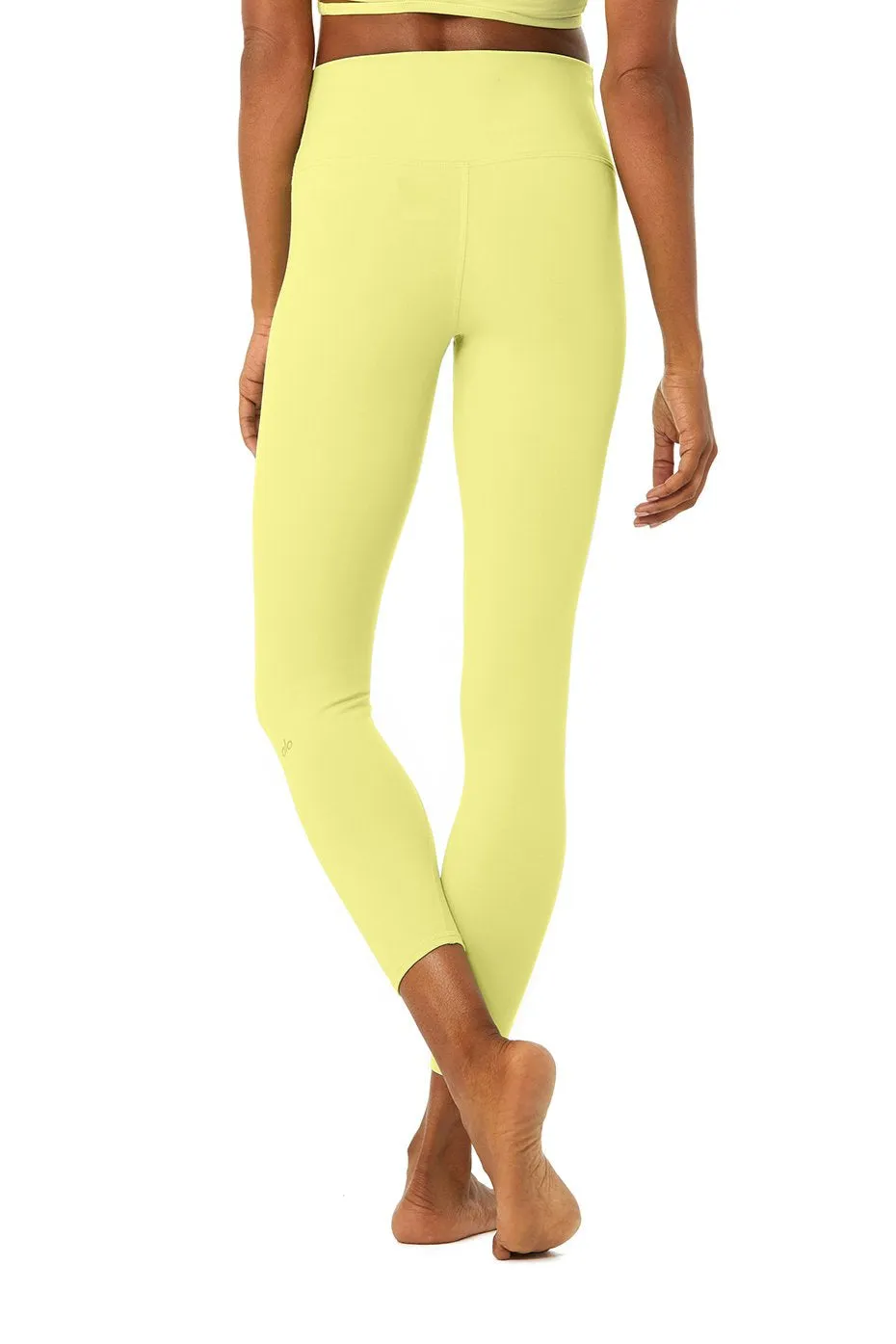 7/8 High-Waist Airbrush Legging - Neon Shock Yellow