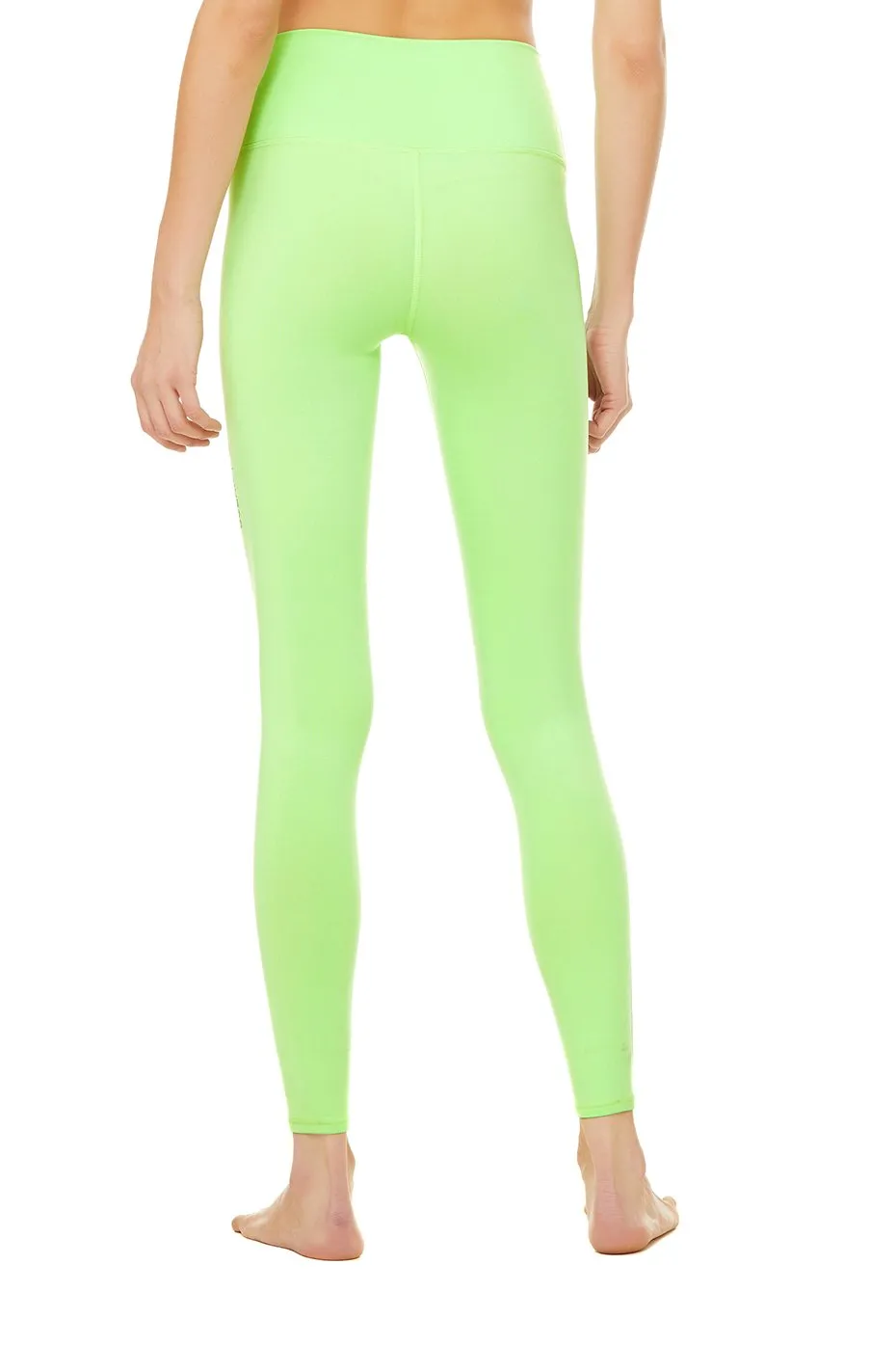 7/8 High-Waist Focal Point Legging - Neon Lime/Black
