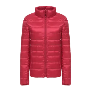7XL Women 90% White Duck Down Jackets Women&#39;s Ultra Light Thin Duck Down Coat Autumn Winter Warm Stand Collar Hiking Abrigos Hot
