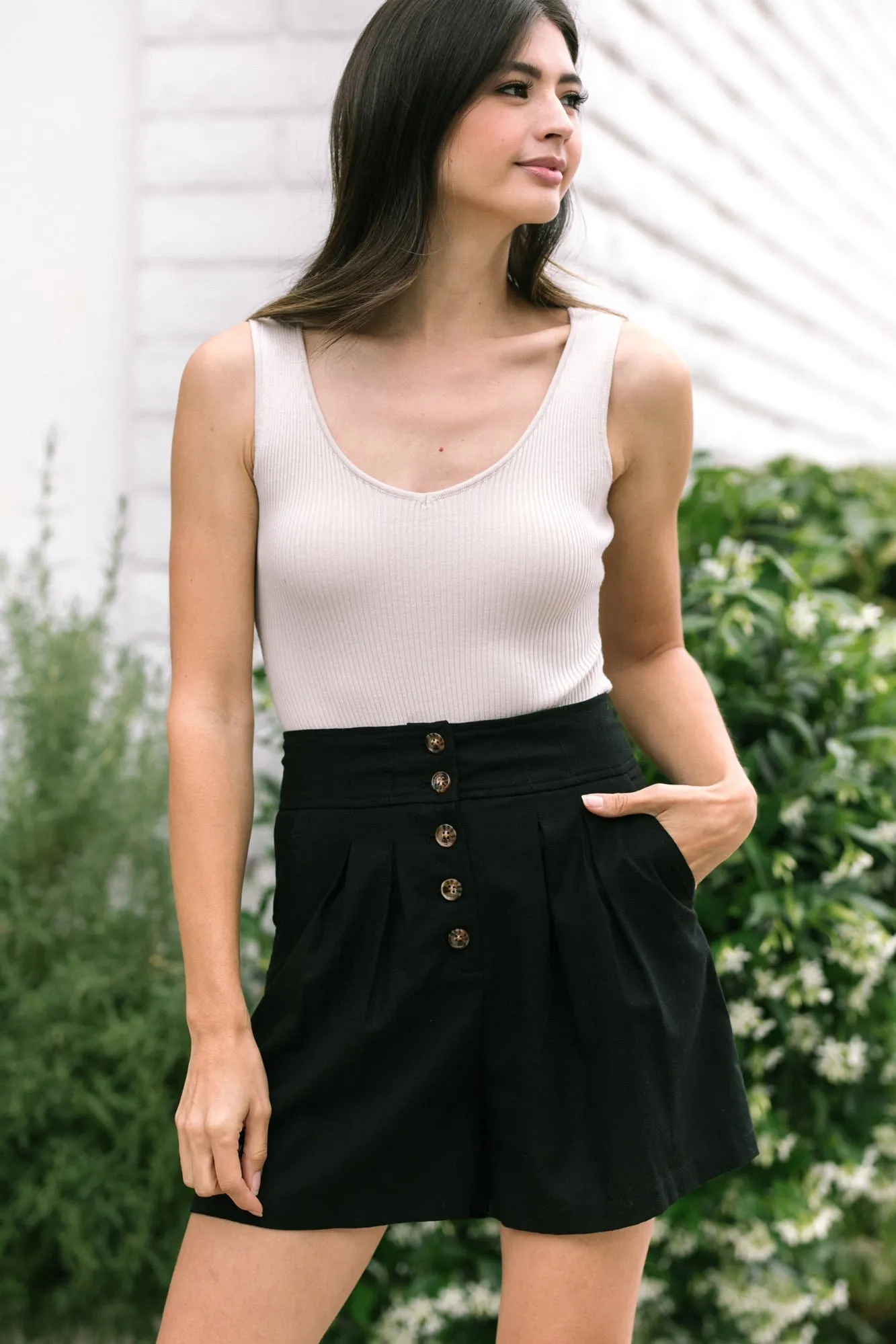 Abby High Waist Shorts