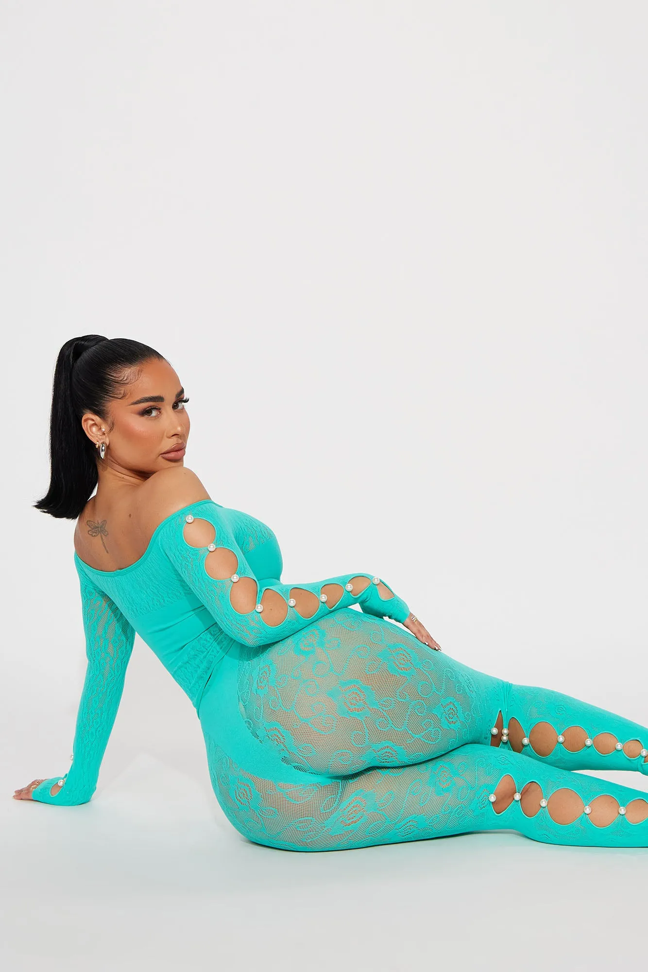 About Me Seamless Legging Set  - Aqua
