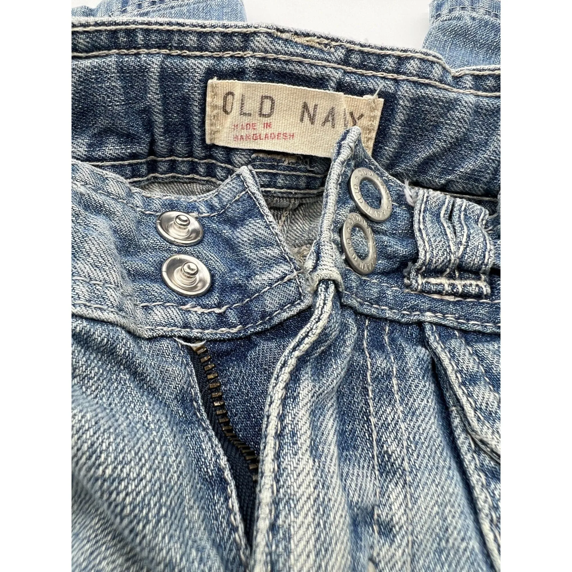 Adorable Size 7 Little Girls Old Navy Denim with Adjustable Waist | Excellent Condition