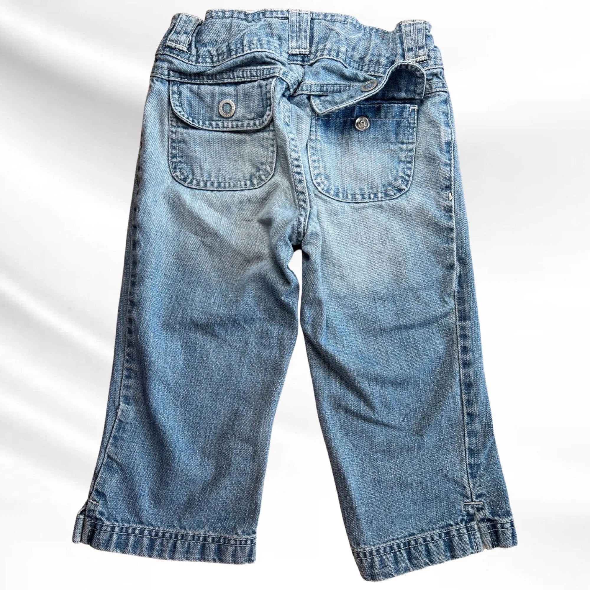 Adorable Size 7 Little Girls Old Navy Denim with Adjustable Waist | Excellent Condition