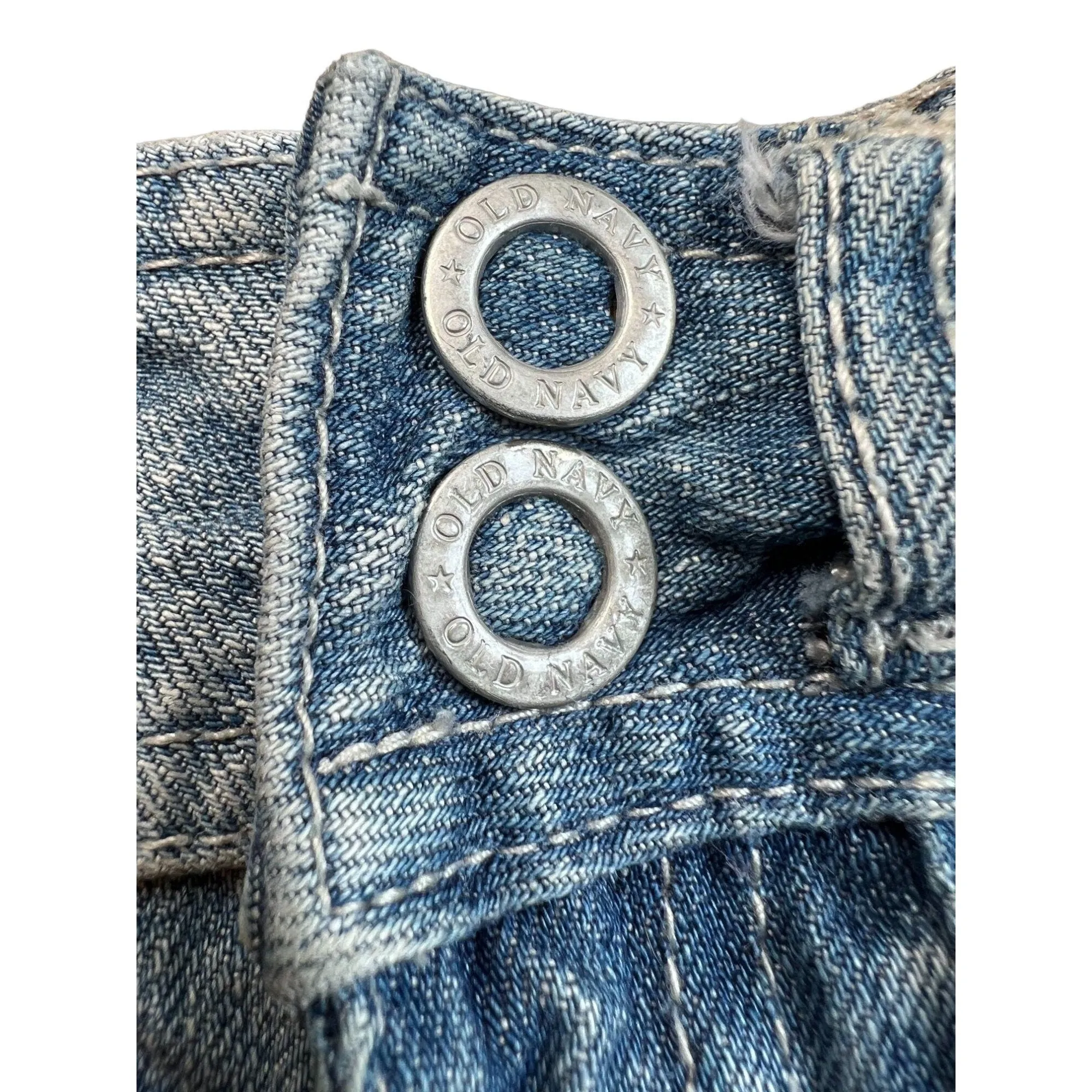 Adorable Size 7 Little Girls Old Navy Denim with Adjustable Waist | Excellent Condition