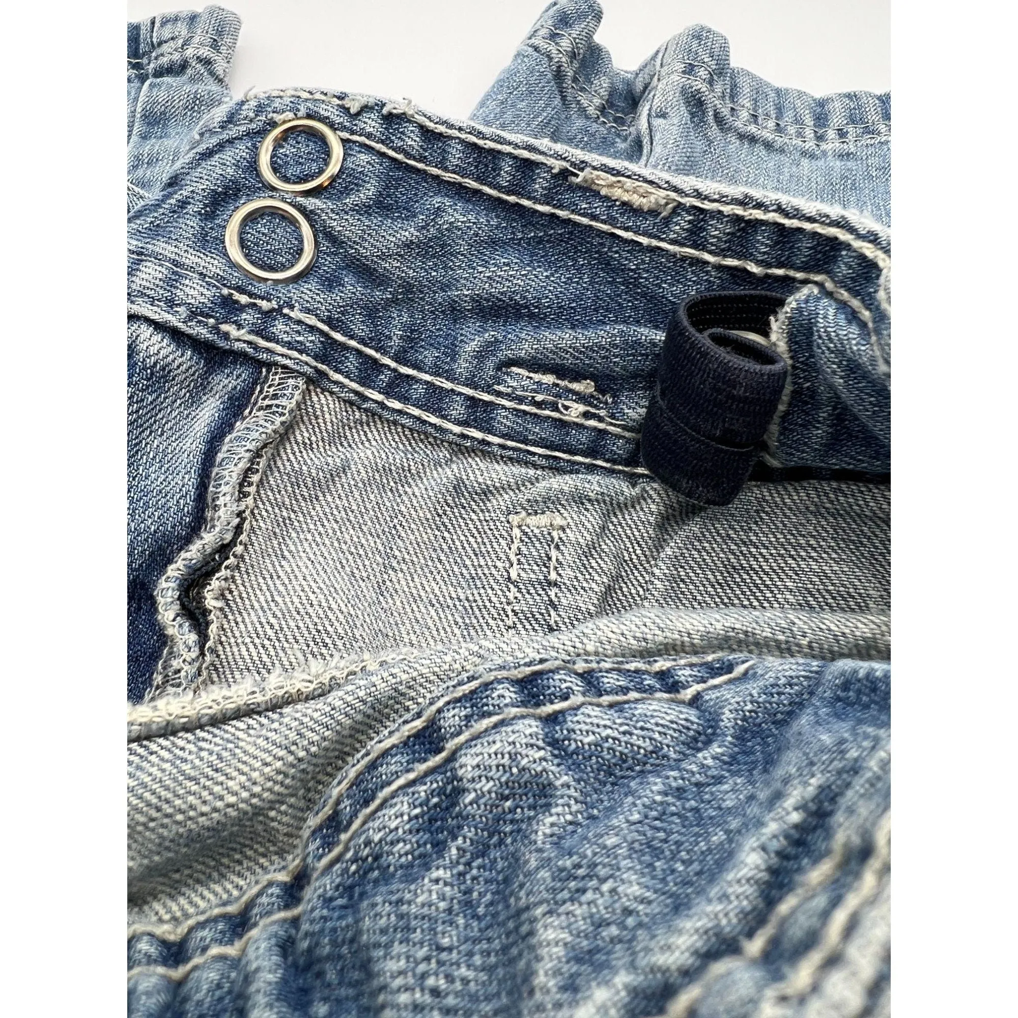Adorable Size 7 Little Girls Old Navy Denim with Adjustable Waist | Excellent Condition