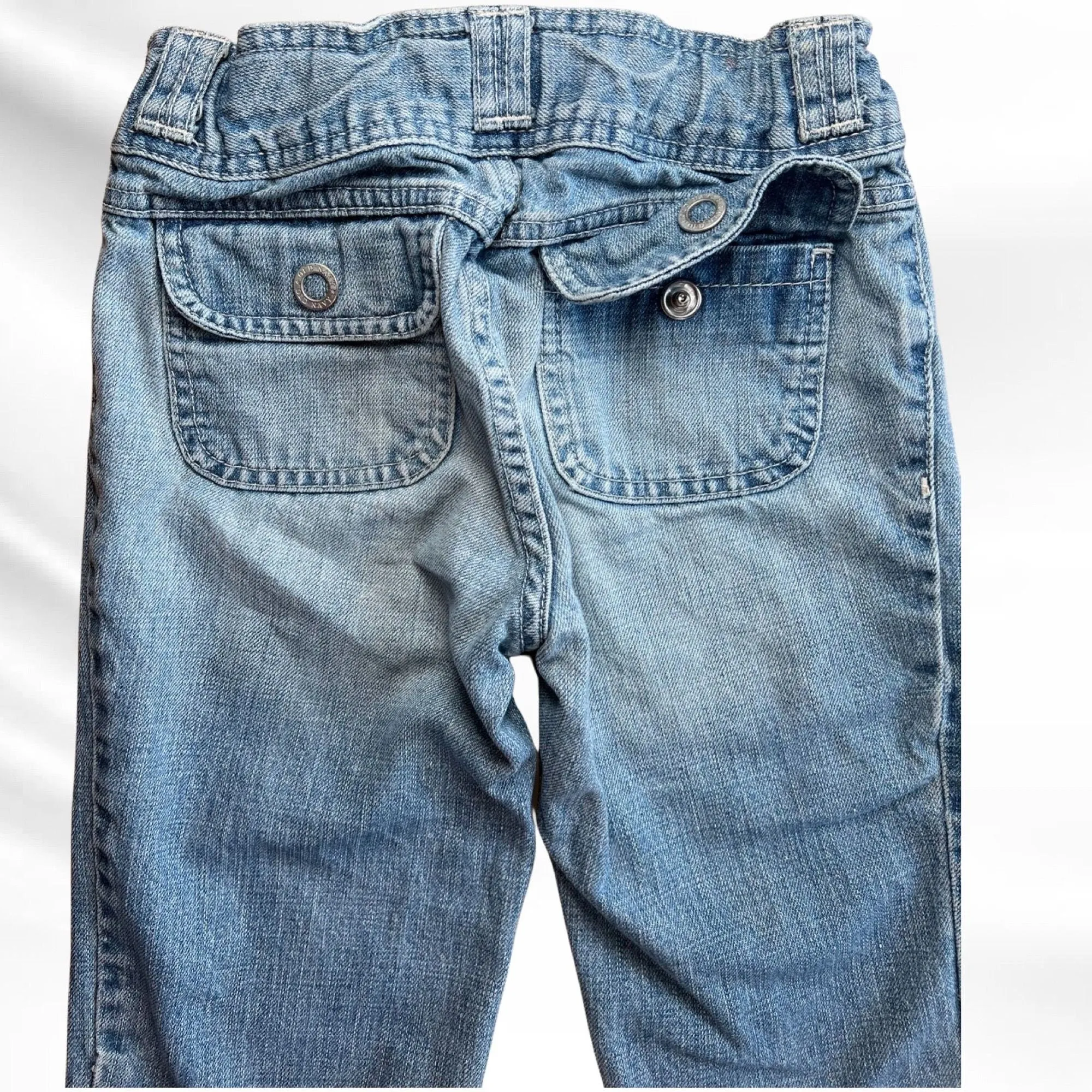 Adorable Size 7 Little Girls Old Navy Denim with Adjustable Waist | Excellent Condition
