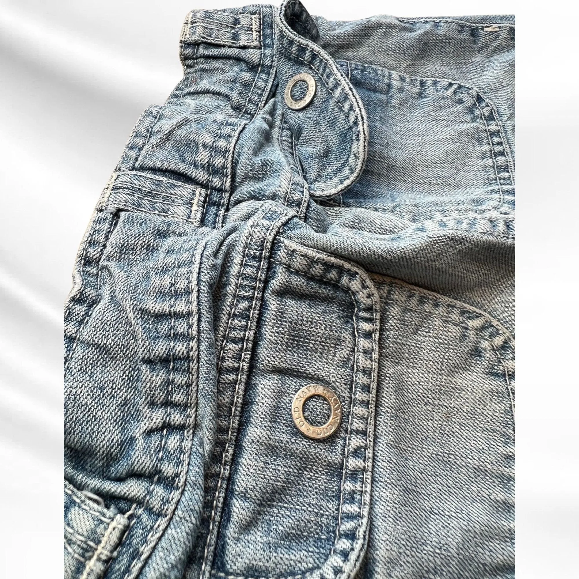 Adorable Size 7 Little Girls Old Navy Denim with Adjustable Waist | Excellent Condition