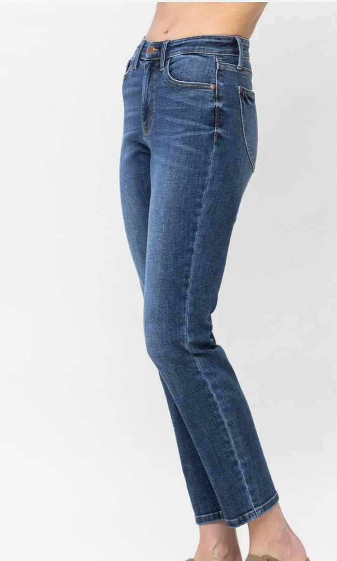 Adrey High Waist Slim Fit Stretch Denim Jean