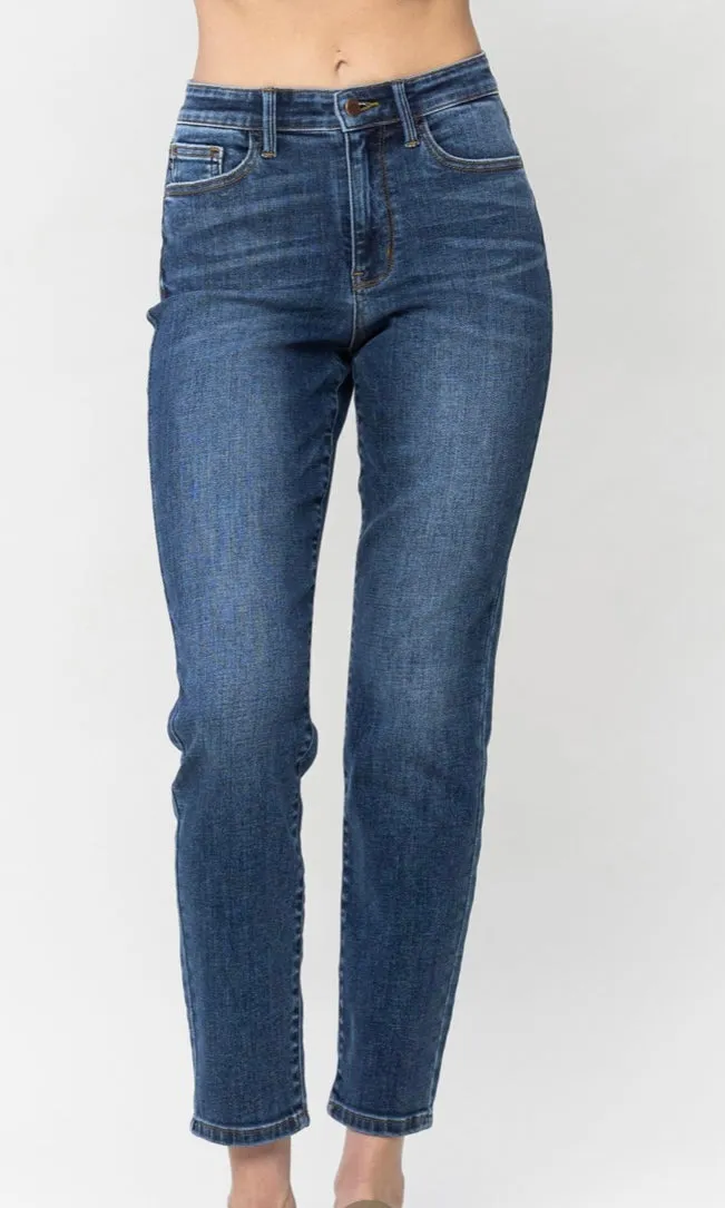Adrey High Waist Slim Fit Stretch Denim Jean