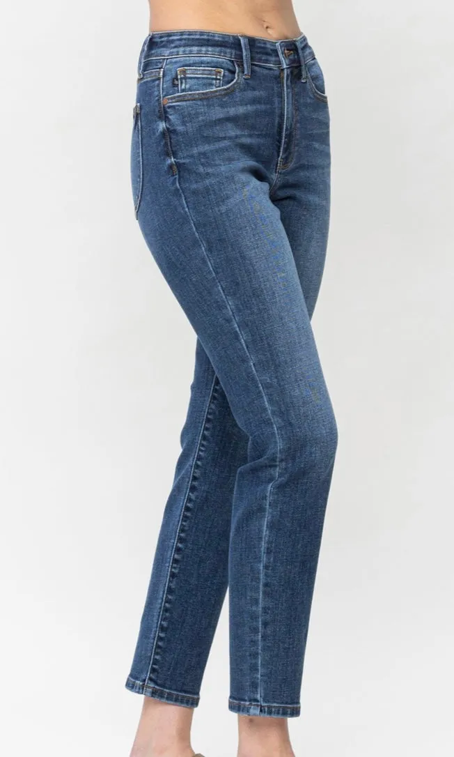 Adrey High Waist Slim Fit Stretch Denim Jean