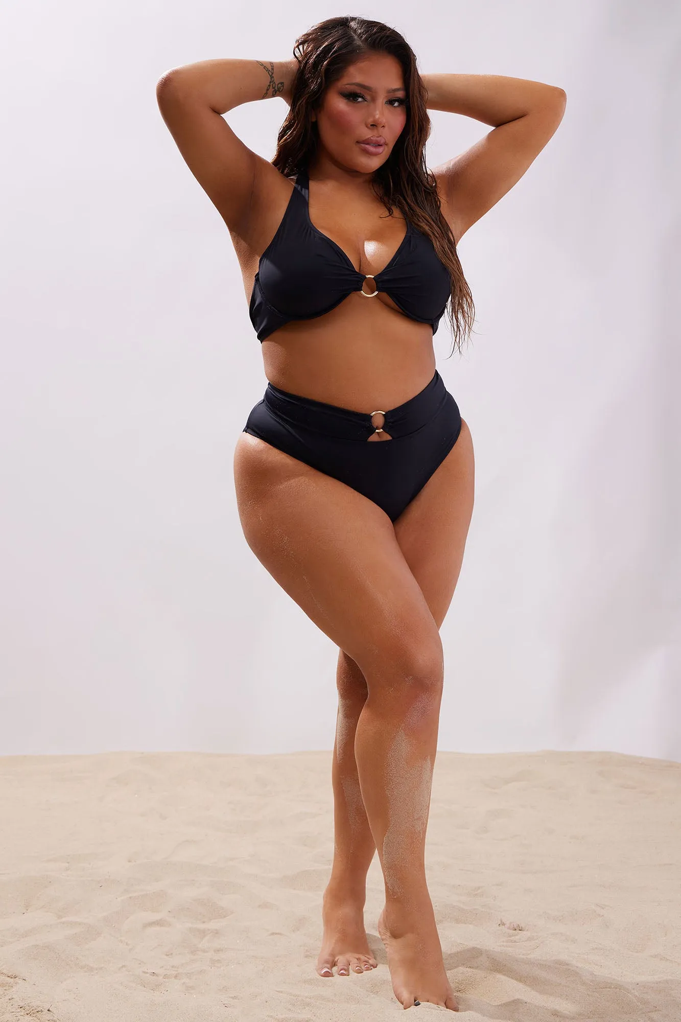 Adventures At The Beach 2 Piece Bikini - Black