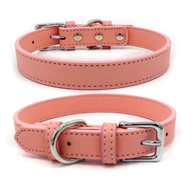 Affordable Comfort PU Leather Collar