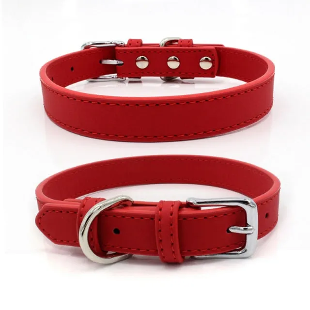 Affordable Comfort PU Leather Collar