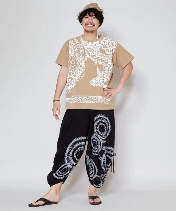 African Tie Dye Pattern Pants