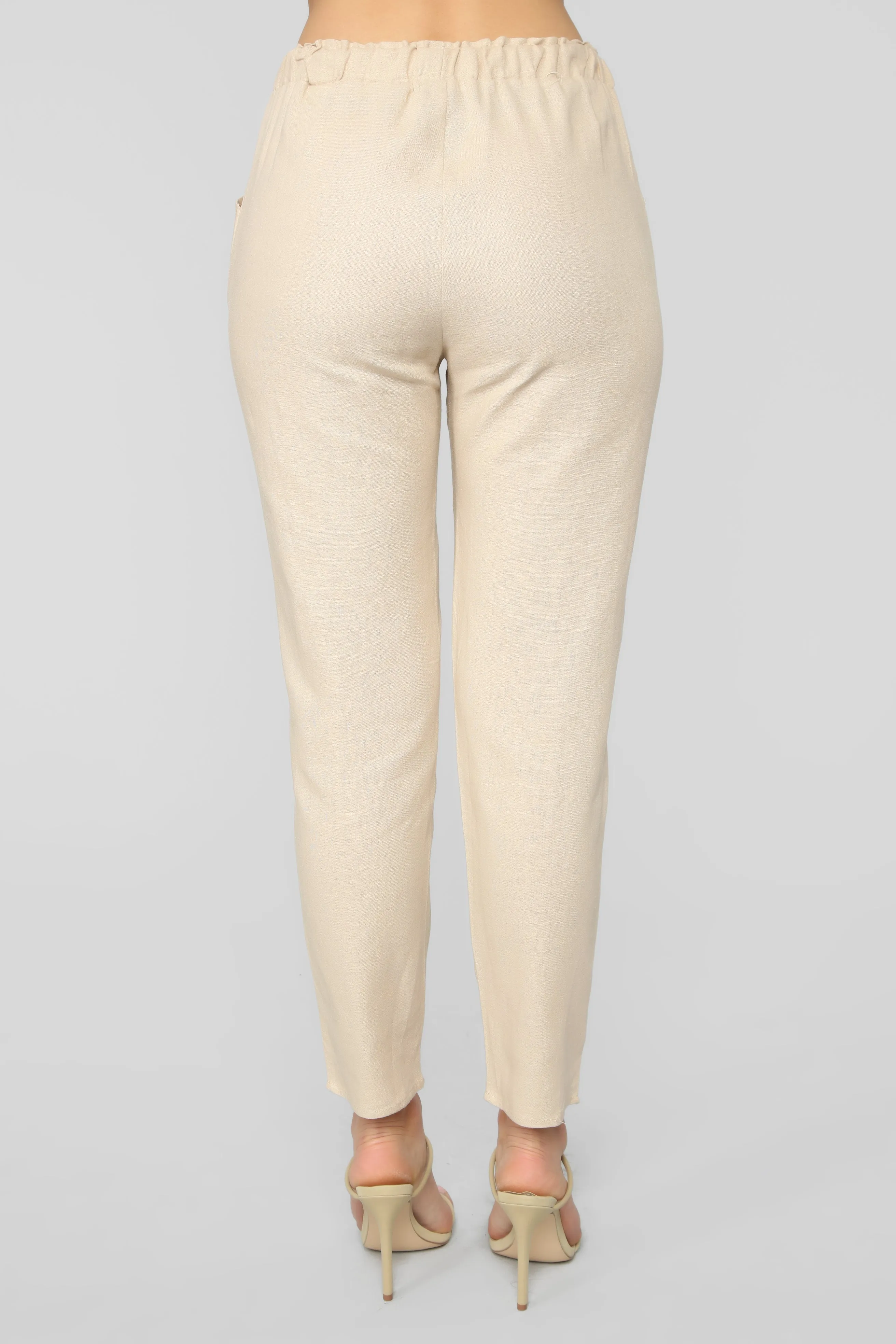 All Tied Up Pants - Tan