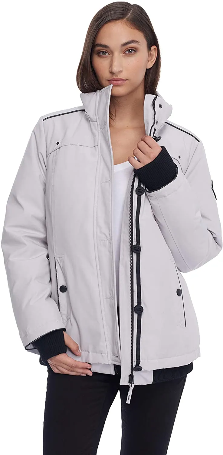 ALPINE NORTH Women's Down Bomber Jacket Winter Coat
