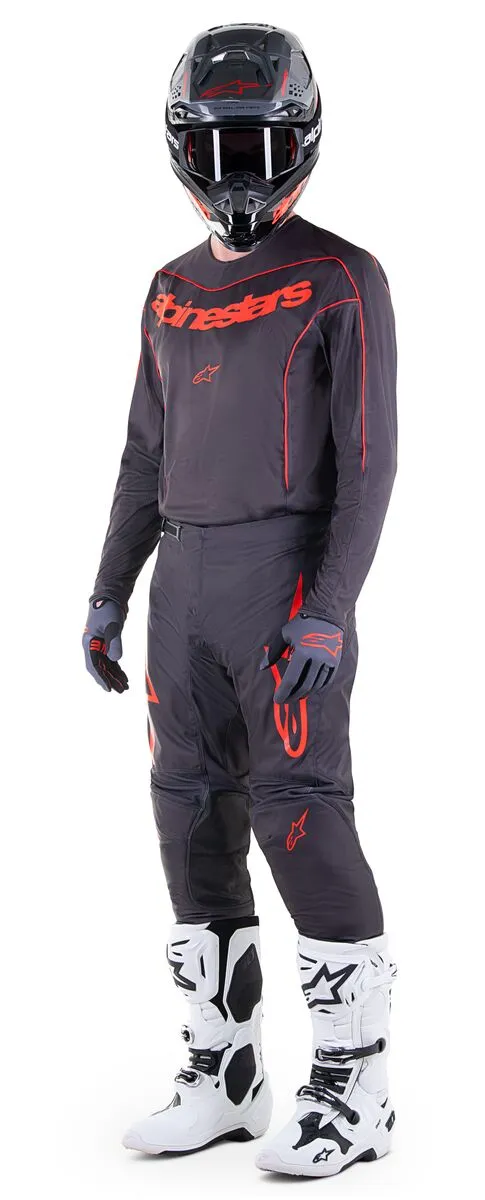Alpinestars Fluid Lurv Magnet Neon Red Pants