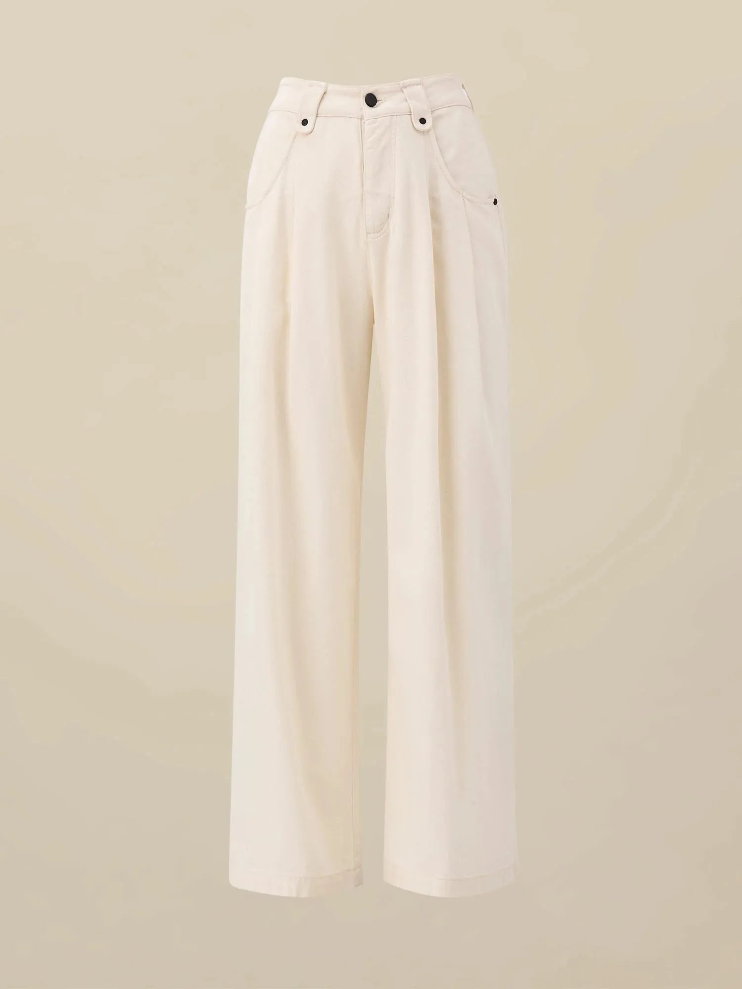 Amoretu 100% Cotton Loose Straight Pants