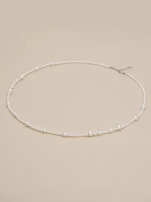 Amoretu Layerable Faux Pearl Long Necklace
