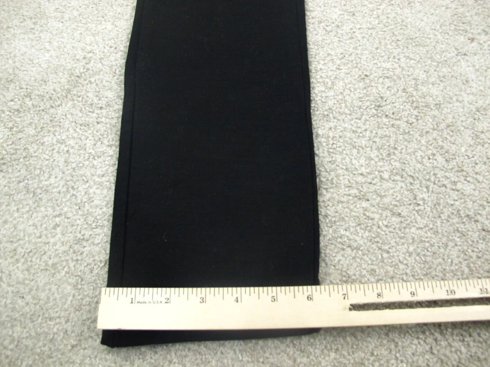 Ann Taylor Womens Dress Pant Low Rise Straight Leg Pockets Black Size 0P