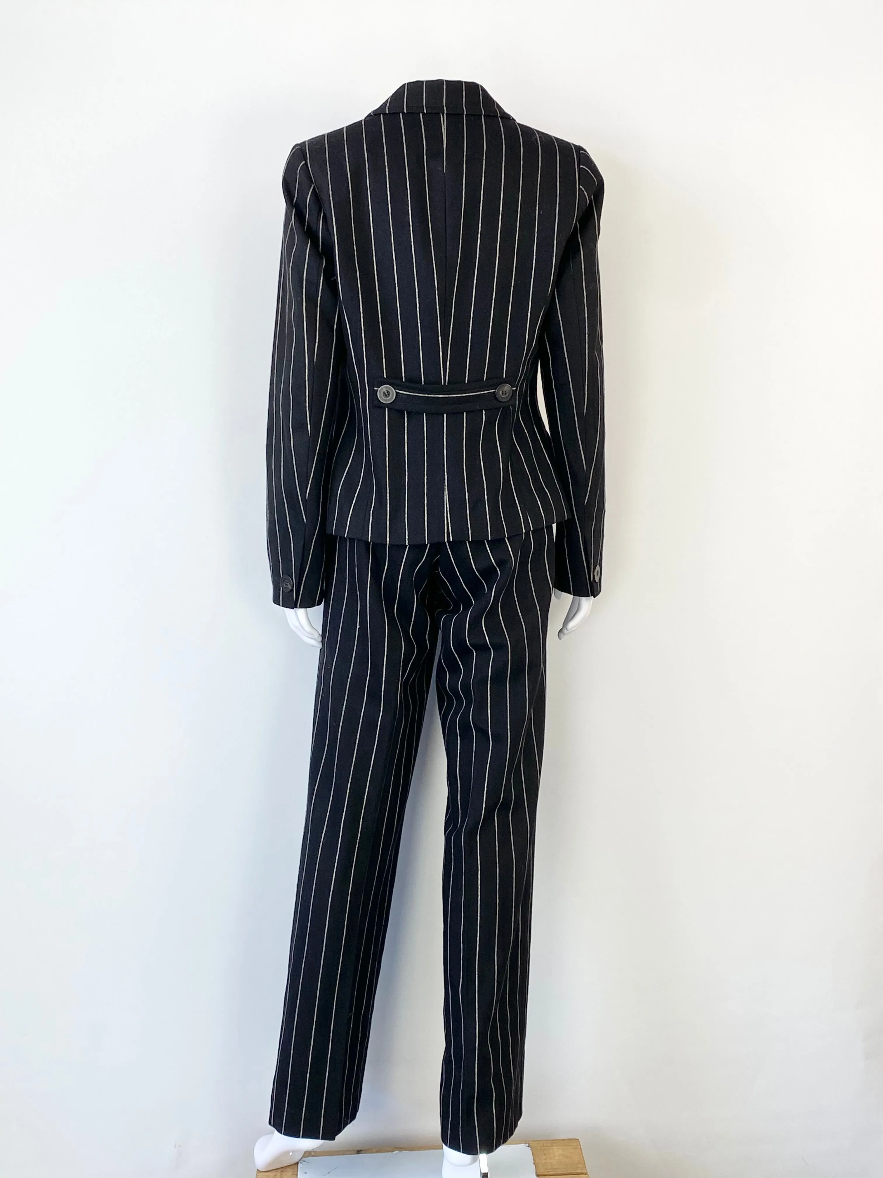 Anna Thomas Black & White Pinstripe Suit - AU10 & AU12
