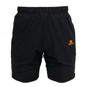 Apacs Black Shorts Orange Trim (AP096)