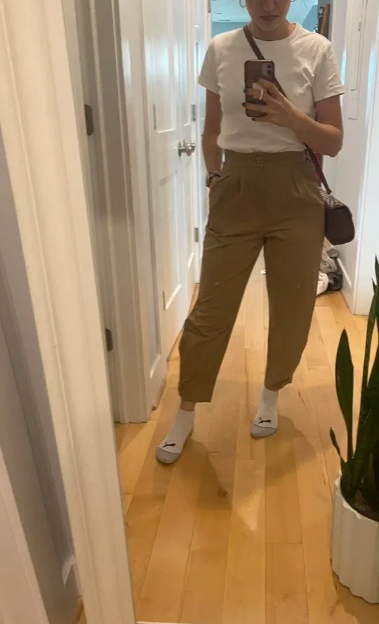 Baggy And Flowy Women's Dress Causal Suit Pants