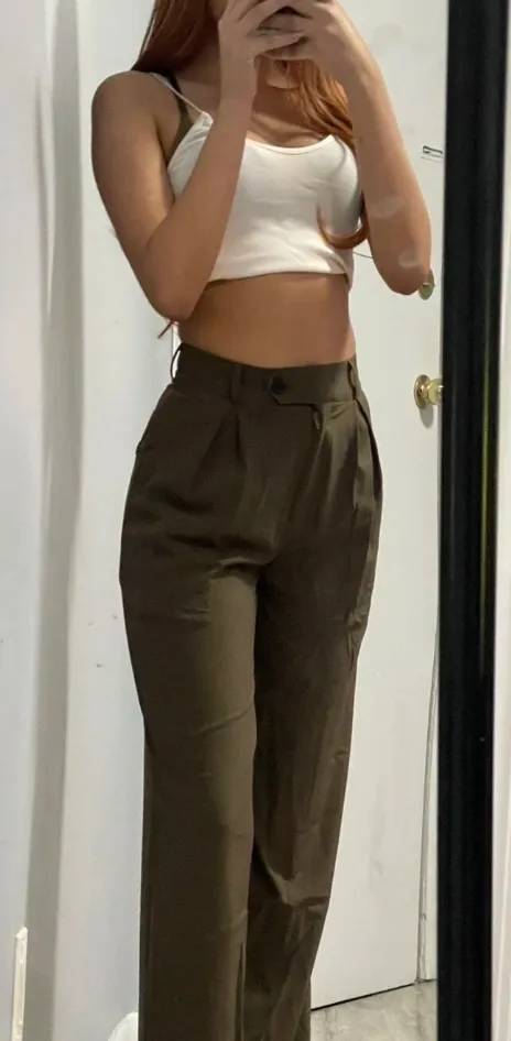Baggy And Flowy Women's Dress Causal Suit Pants