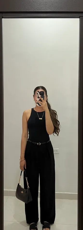 Baggy And Flowy Women's Dress Causal Suit Pants