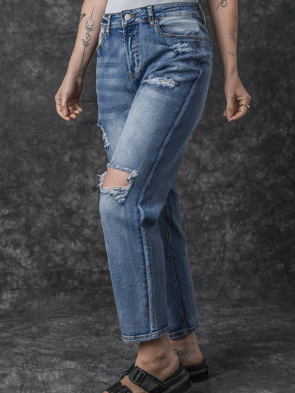 Baggy Ripped Jeans