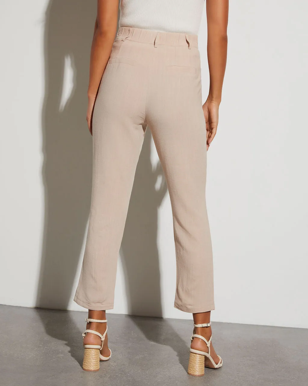Barbara High Rise Trouser Pants