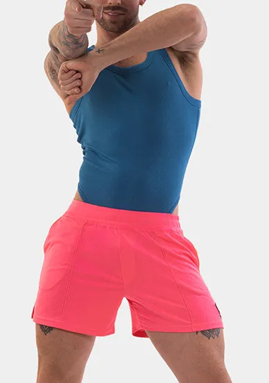 Barcode Berlin Short Luka Neon Pink Neon Orange