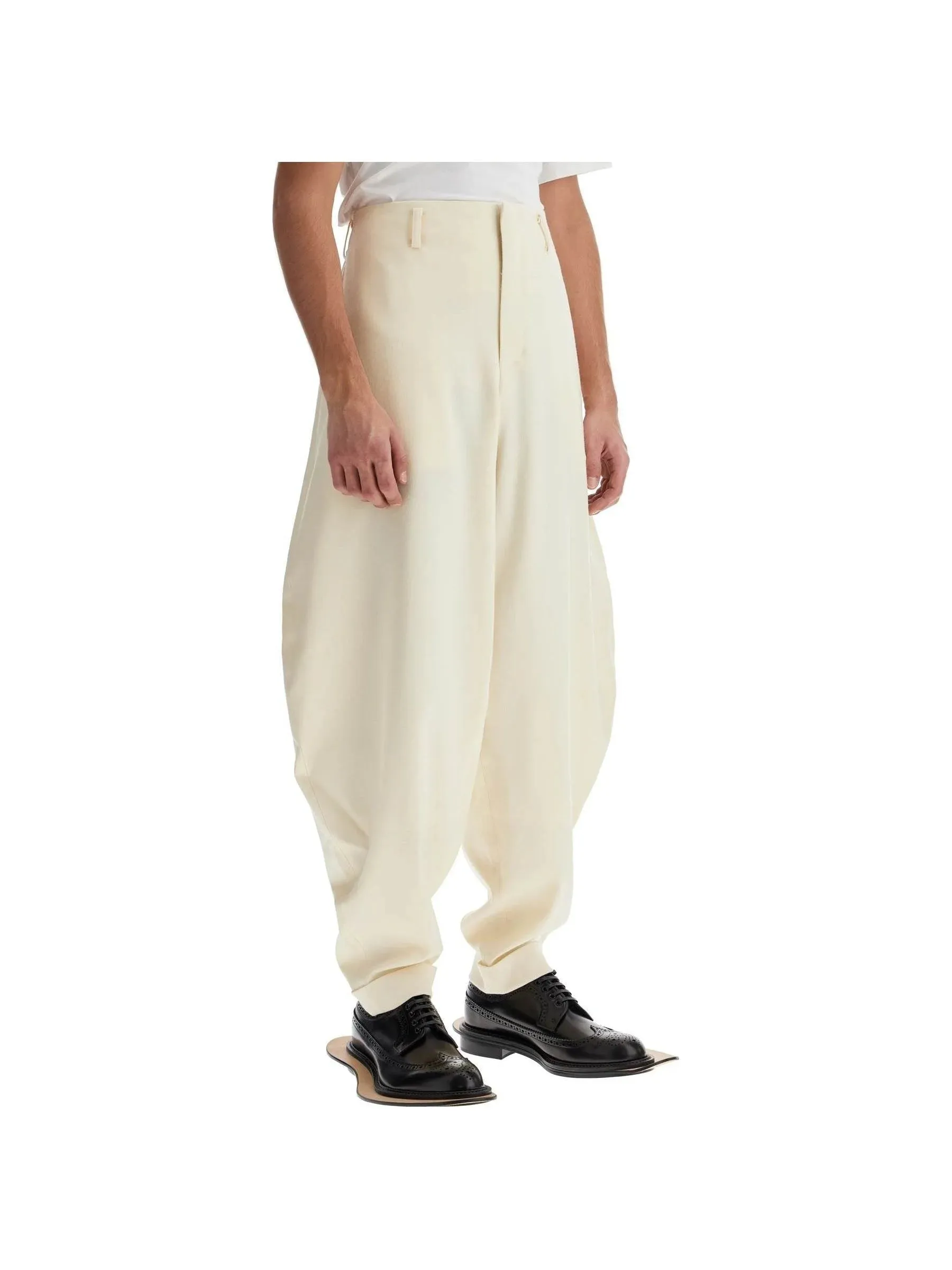 Barrel Wool Trousers