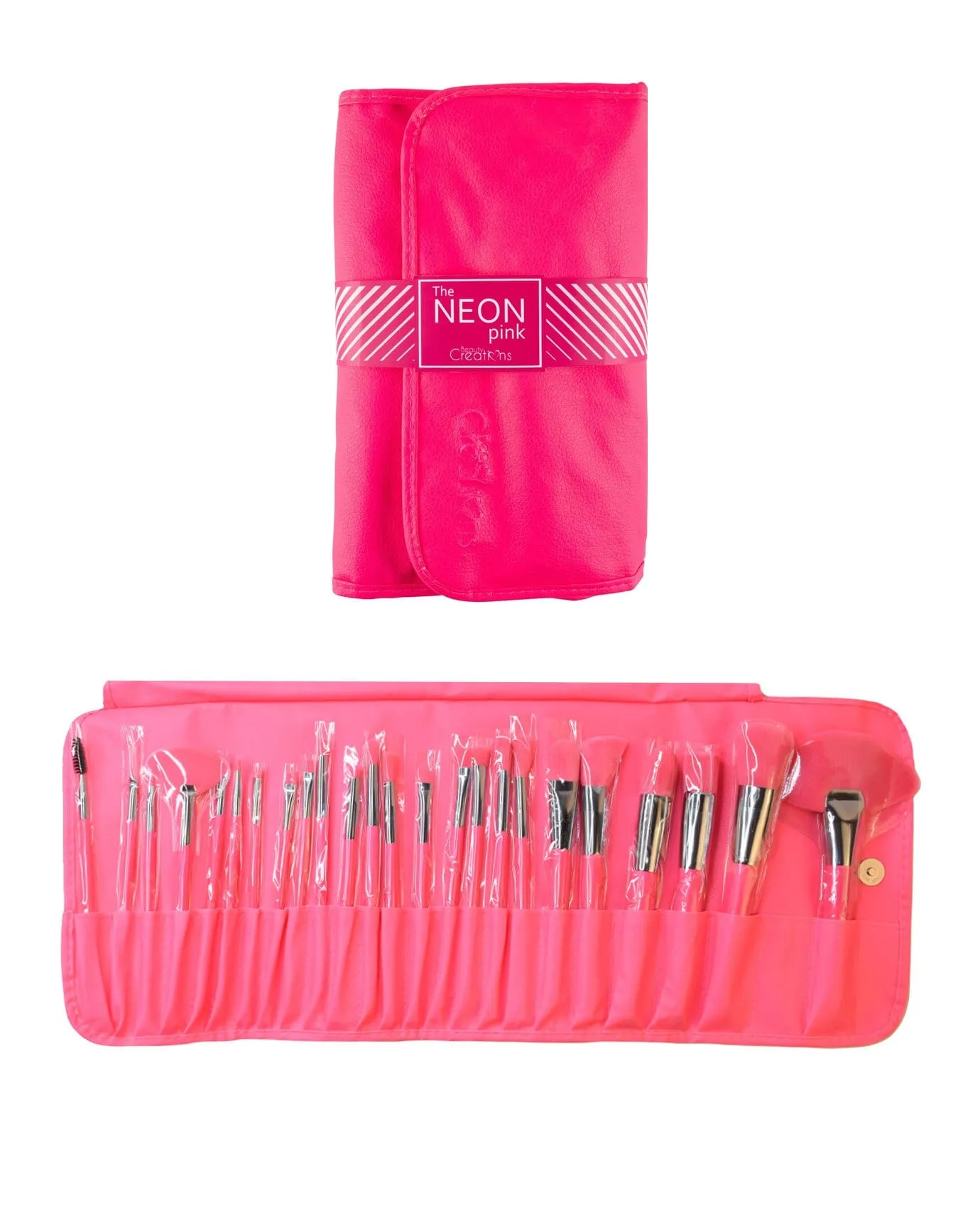 Beauty Creations The Neon Pink 24pc Brush Set