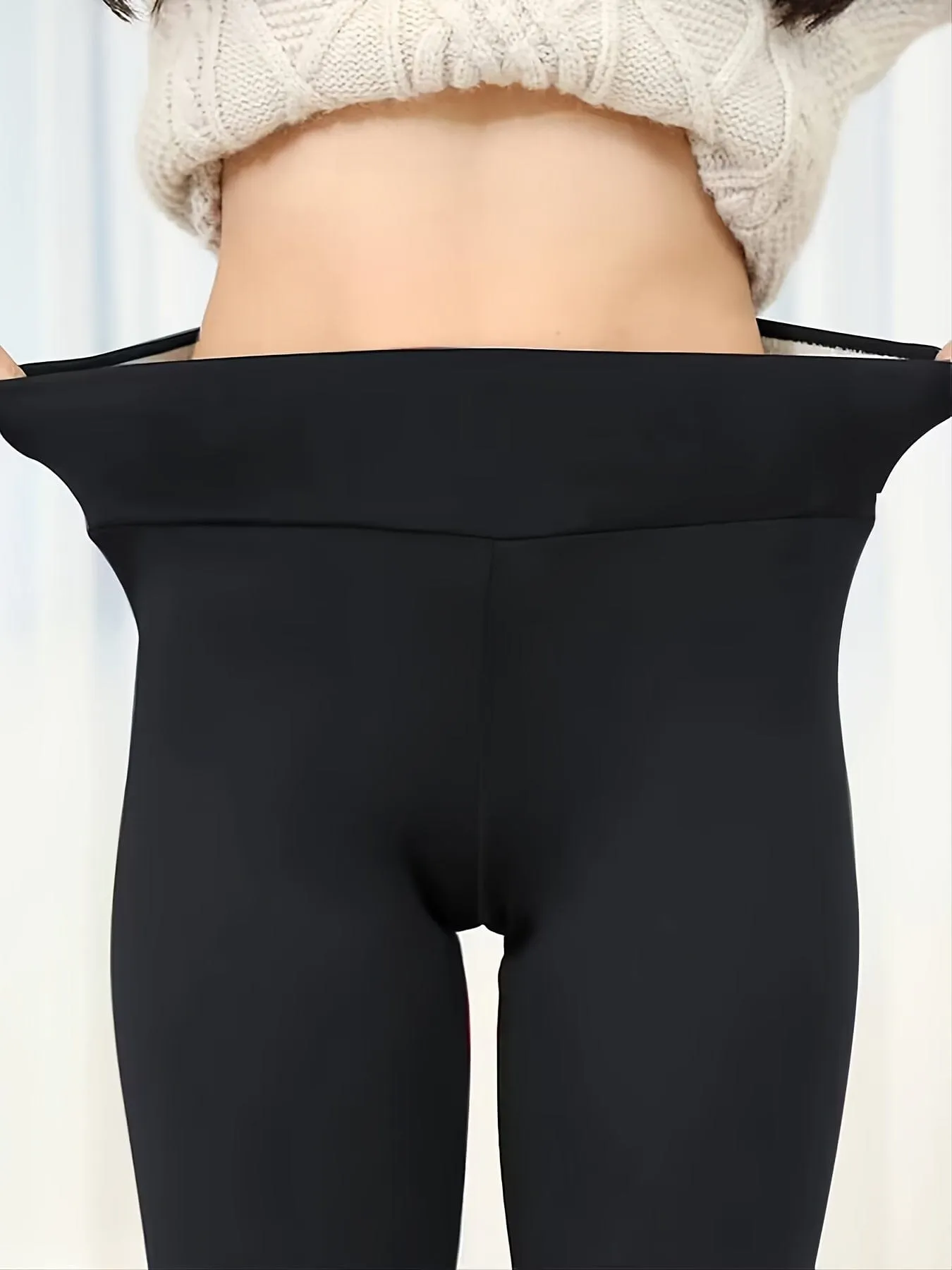 Black High-Waisted Leggings