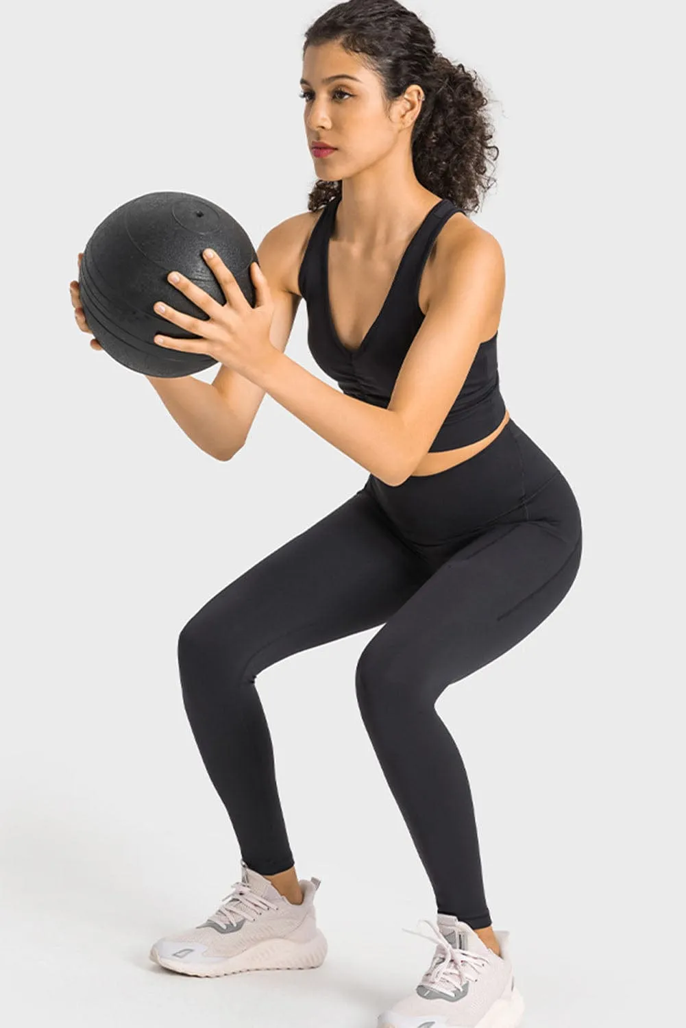 Black High-Waisted Leggings